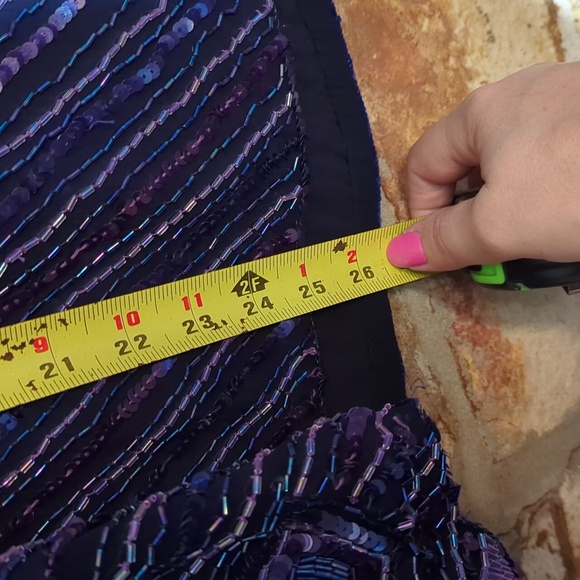 Judith and creations silk sequins evening top - Picture 15 of 16